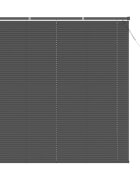vidaXL Venet školní žaluzie Stříbrně šedá 150 x 140 cm 25 mm PVC
