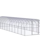 vidaXL Venkovní klec pro kuřata 3 x 12 x 2 m pozinkovaná ocel