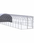 vidaXL Venkovní klec pro kuřata 3 x 12 x 2 m pozinkovaná ocel
