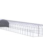 vidaXL Venkovní klec pro kuřata 3 x 20 x 2 m pozinkovaná ocel