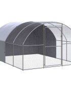 vidaXL Venkovní klec pro kuřata 3 x 4 x 2 m pozinkovaná ocel