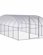 vidaXL Venkovní klec pro kuřata 3 x 6 x 2 m pozinkovaná ocel