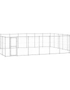 vidaXL Venkovní psí kotec pozinkovaná ocel 5082 m²