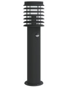 vidaXL Venkovní stojací lampa s čidlem černá 60 cm nerezová ocel