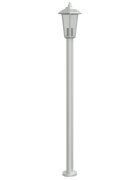 vidaXL Venkovní stojací lampa stříbrná 120 cm nerezová ocel