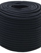 vidaXL Víceúčelové užitkové lano 10 mm 25 m Královská modrá Polyester