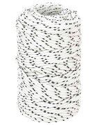 vidaXL Víceúčelové užitkové lano 2 mm 100 m Bílá Polyester