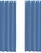 vidaXL Voálové záclony s průchodkami 2 ks Royal Blue