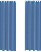 vidaXL Voálové záclony s průchodkami 2 ks Royal Blue