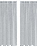 vidaXL Voile Záclona 2 ks Tmavě šedá 175 x 140 cm Polyester