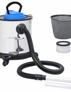 vidaXL Vysavač na popel s HEPA filtrem 1200 W 20 l nerezová ocel
