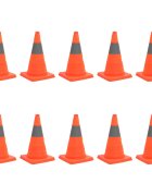 vidaXL Vysouvací dopravní kužely 10 ks 42 cm