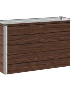 vidaXL Vyvýšený zahradní záhon Černý ořech 100 x 40 x 55 cm