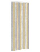 vidaXL Záclona proti hmyzu Chenille Šedá a béžová 90 x 220 cm 100% PP