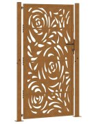 vidaXL Zahradní brána 100 x 200 cm odolná ocel s motivem plamene