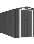 vidaXL Zahradní kůlna antracitová 192 x 606 x 223 cm pozinkovaná ocel