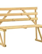 vidaXL Zahradní lavice 120 cm impregnované borové dřevo