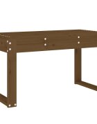 vidaXL Zahradní lavice medově hnědá 80x38x45 cm masivní borové dřevo