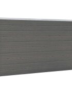 vidaXL Zahradní plot dřevoplast 180 x 105 cm šedý