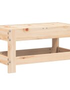 vidaXL Zahradní podnožka 62 x 30 x 32 cm masivní borové dřevo