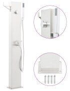 vidaXL Zahradní sprchová baterie 110 cm nerezová ocel
