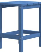 vidaXL Zahradní stolek Adirondack akvamarínový 38 x 38 x 46 cm HDPE