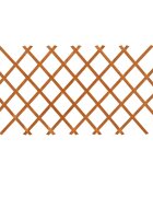 vidaXL Zahradní trelážový plot oranžový 120 x 90 cm masivní jedle
