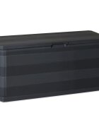 vidaXL Zahradní úložný box černý 117 x 45 x 56 cm