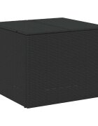 vidaXL Zahradní úložný box černý 291 l polyratan
