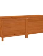 vidaXL Zahradní úložný box hnědý 150x50x565 cm masivní jedlové dřevo