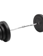 vidaXL Zakřivená tyč se závažím 60 kg
