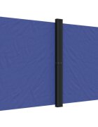 vidaXL Zatahovací boční markýza modrá 200 x 1 000 cm