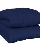 vidaXL Zátěžová deka modrá 122 x 183 cm 5 kg textil
