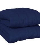 vidaXL Zátěžová deka modrá 220 x 235 cm 11 kg textil