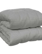 vidaXL Zátěžová deka šedá 200 x 200 cm 13 kg textil