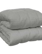 vidaXL Zátěžová deka šedá 200 x 225 cm 13 kg textil