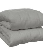 vidaXL Zátěžová deka šedá 220 x 230 cm 15 kg textil