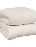 vidaXL Zátěžová deka světle krémová 155 x 220 cm 11 kg textil