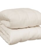 vidaXL Zátěžová deka světle krémová 200 x 220 cm 13 kg textil