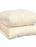vidaXL Zátěžová deka světle krémová 200 x 225 cm 9 kg textil