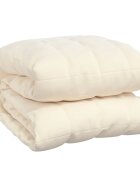 vidaXL Zátěžová deka světle krémová 235 x 290 cm 15 kg textil