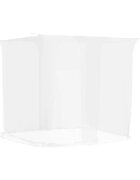 vidaXL Závěsná moskytiéra 156 síťovina bílá 220 x 150 x 180 cm