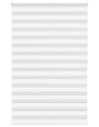 vidaXL Zebra roleta bílá 140x200 cm šířka látky 1359 cm polyester