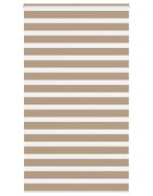 vidaXL Zebra roleta pískově hnědá šířka látky 1309 cm polyester