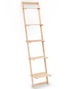 vidaXL Žebříkový nástěnný regál cedrové dřevo 415 x 30 x 176 cm