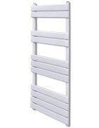 vidaXL Žebříkový radiátor na ručníky rovný ústřední topení 600 x 1 200 mm