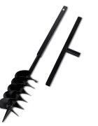 vidaXL Zemní vrták s rukojetí 150 mm s trojitou spirálou