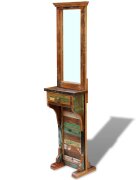 vidaXL Zrcadlo do předsíně masivní recyklované dřevo 47 x 23 x 180 cm