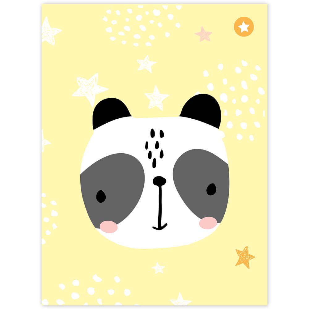 INSPIO Dekorační dětská tabulka PANDA