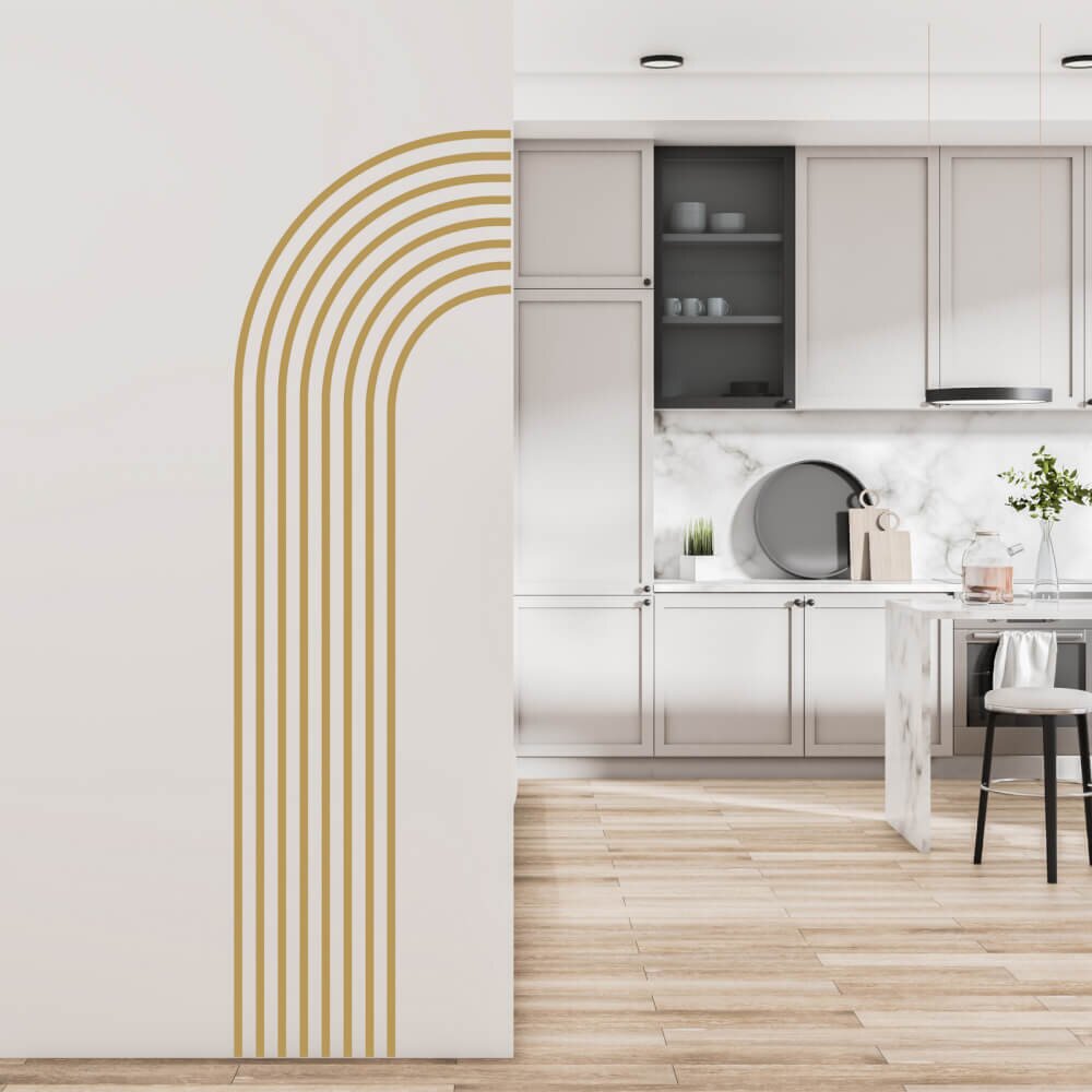 INSPIO Designová samolepka na zeď do obývacího pokoje - Duha